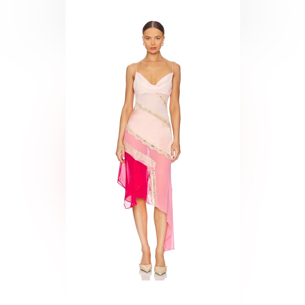 DANIELLE GUIZIO Leah Dress in Candy Apple